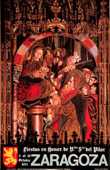 Fiesta patronales en honor de Nuestra Señora del Pilar 1974 Zaragoza